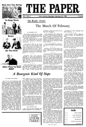 The Paper Vol. I No. 6 — Feb. 10, 1966
