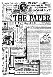The Paper Vol. II No. 1 — Sep. 29, 1966